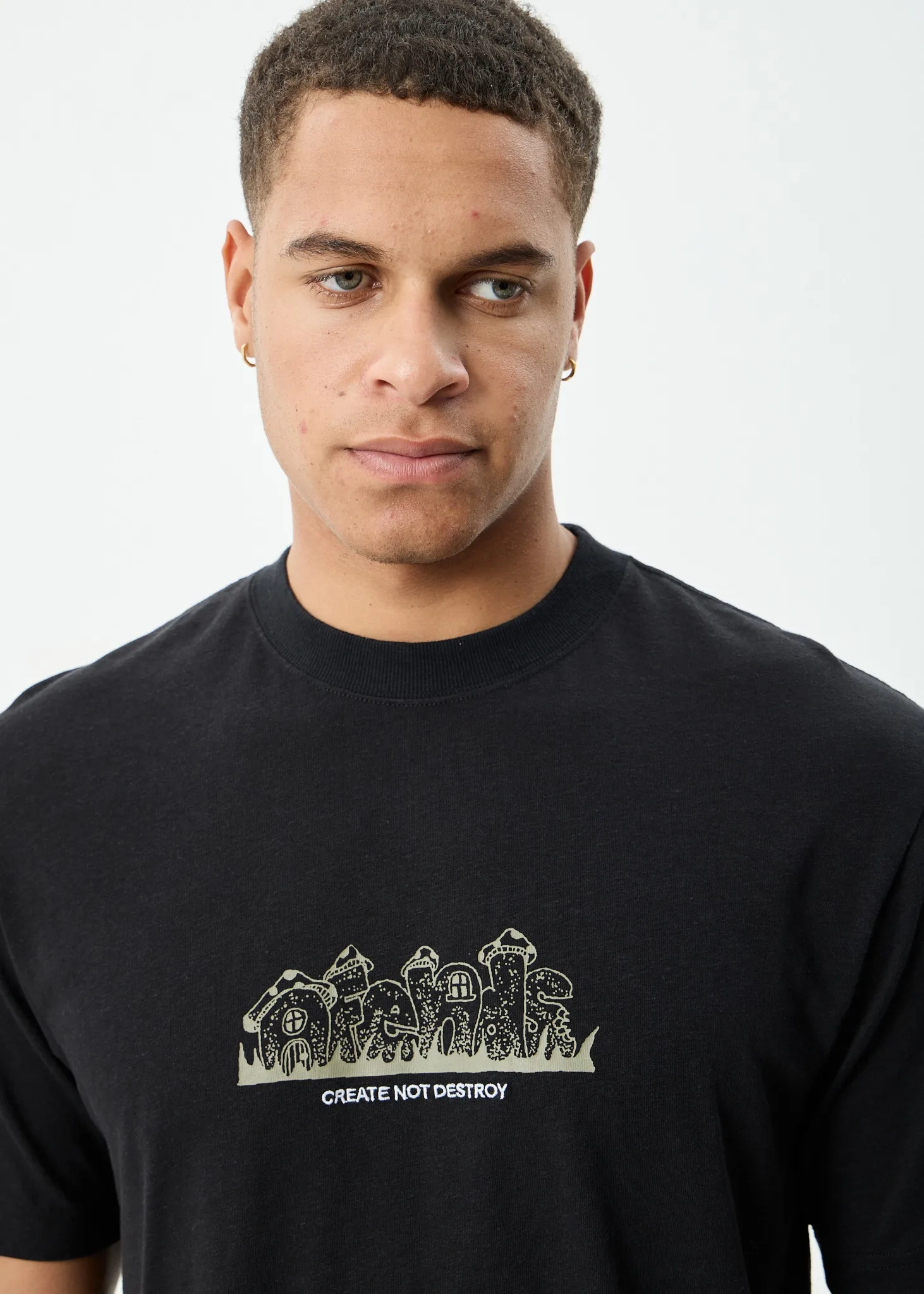 Afends - Allure Retro Tee Black - Image 4