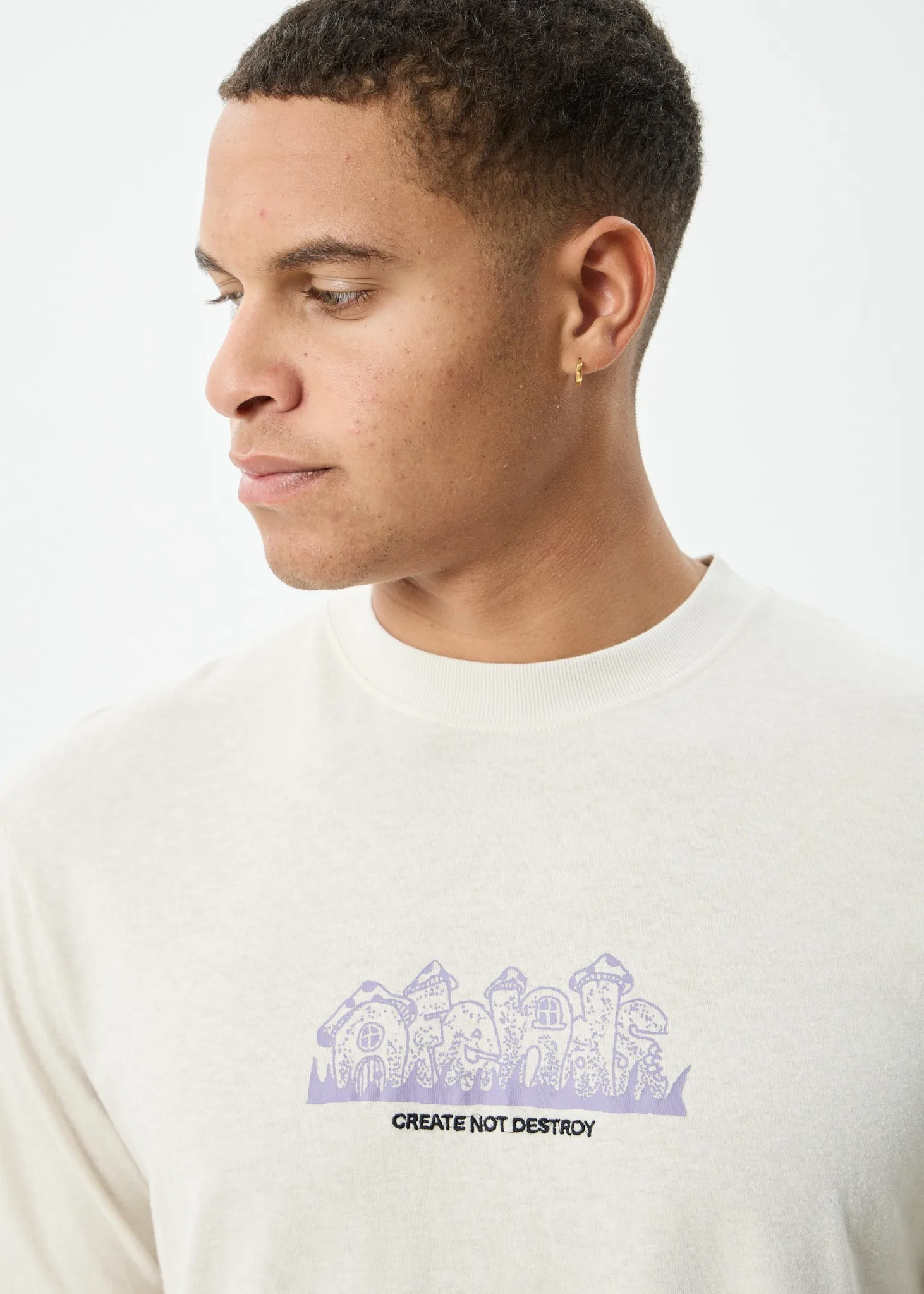 Afends - Allure Retro Tee Moonbeam - Image 4