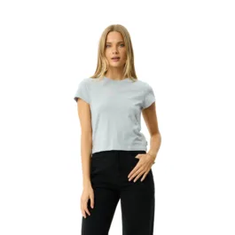 Afends - Carmen Baby Tee Shadow Grey Marle