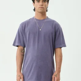 Afends - Classic Retro Tee Vintage Aubergine