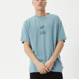Afends High Priority Boxy Tee Black