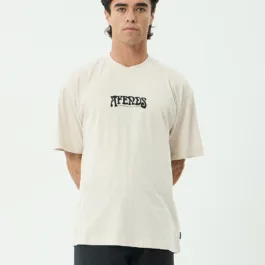 Afends - Perception Boxy Tee Moonbeam