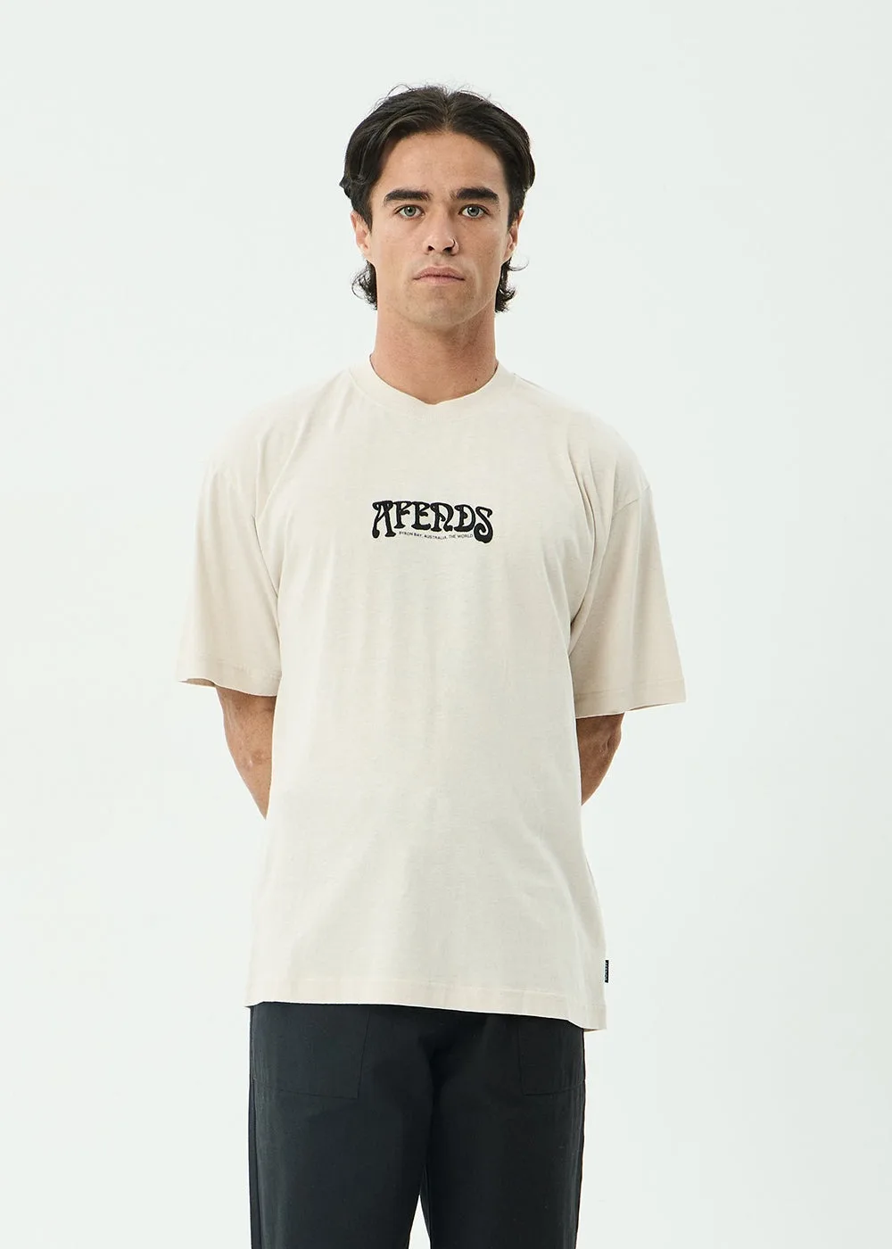 Afends - Perception Boxy Tee Moonbeam - Image 2