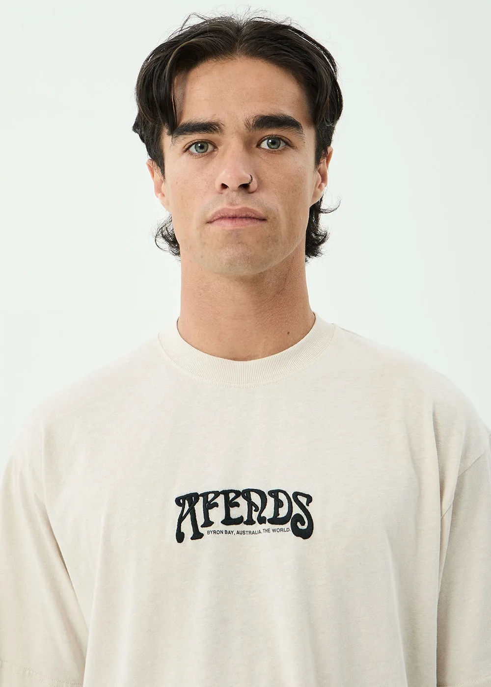 Afends - Perception Boxy Tee Moonbeam - Image 4