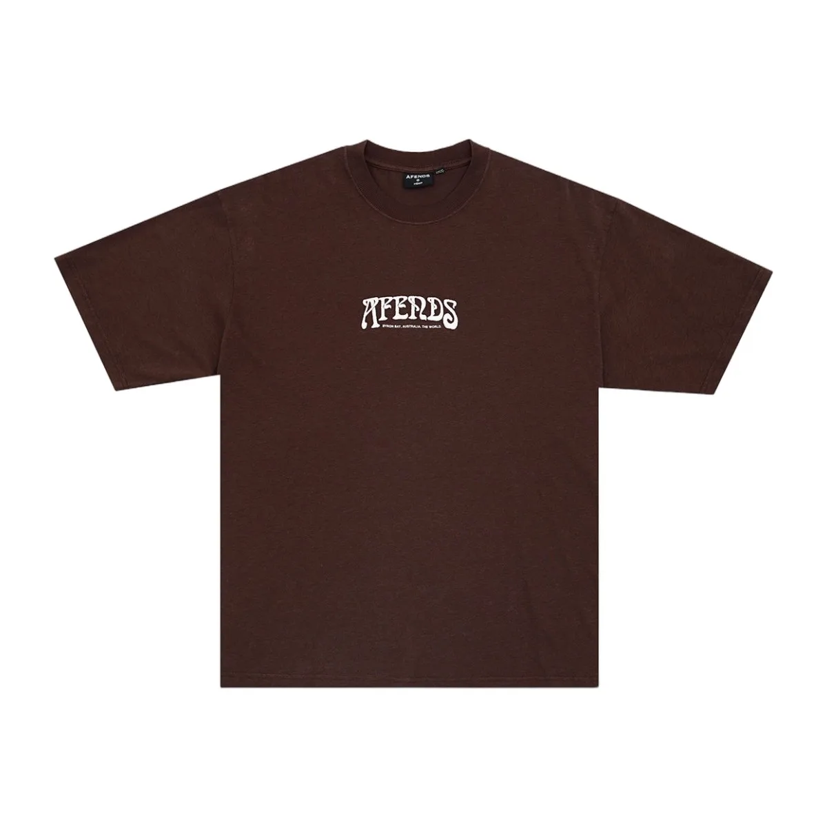 Afends - Perception Boxy Tee Washed Coffee