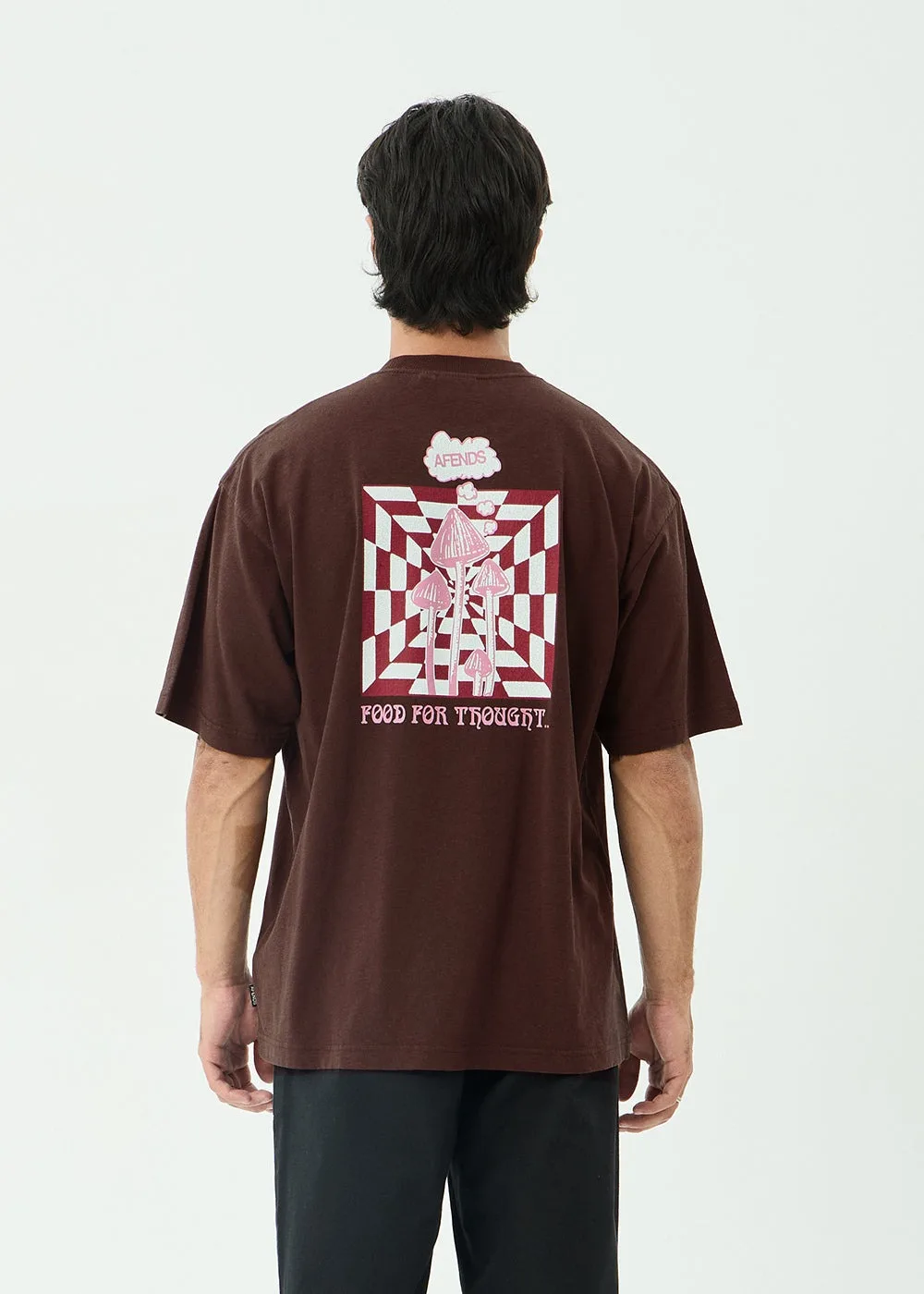 Afends - Perception Boxy Tee Washed Coffee - Image 3
