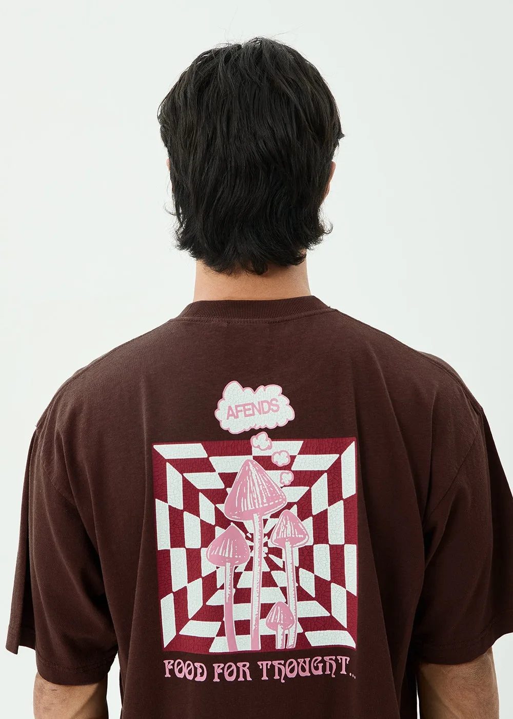 Afends - Perception Boxy Tee Washed Coffee - Image 4