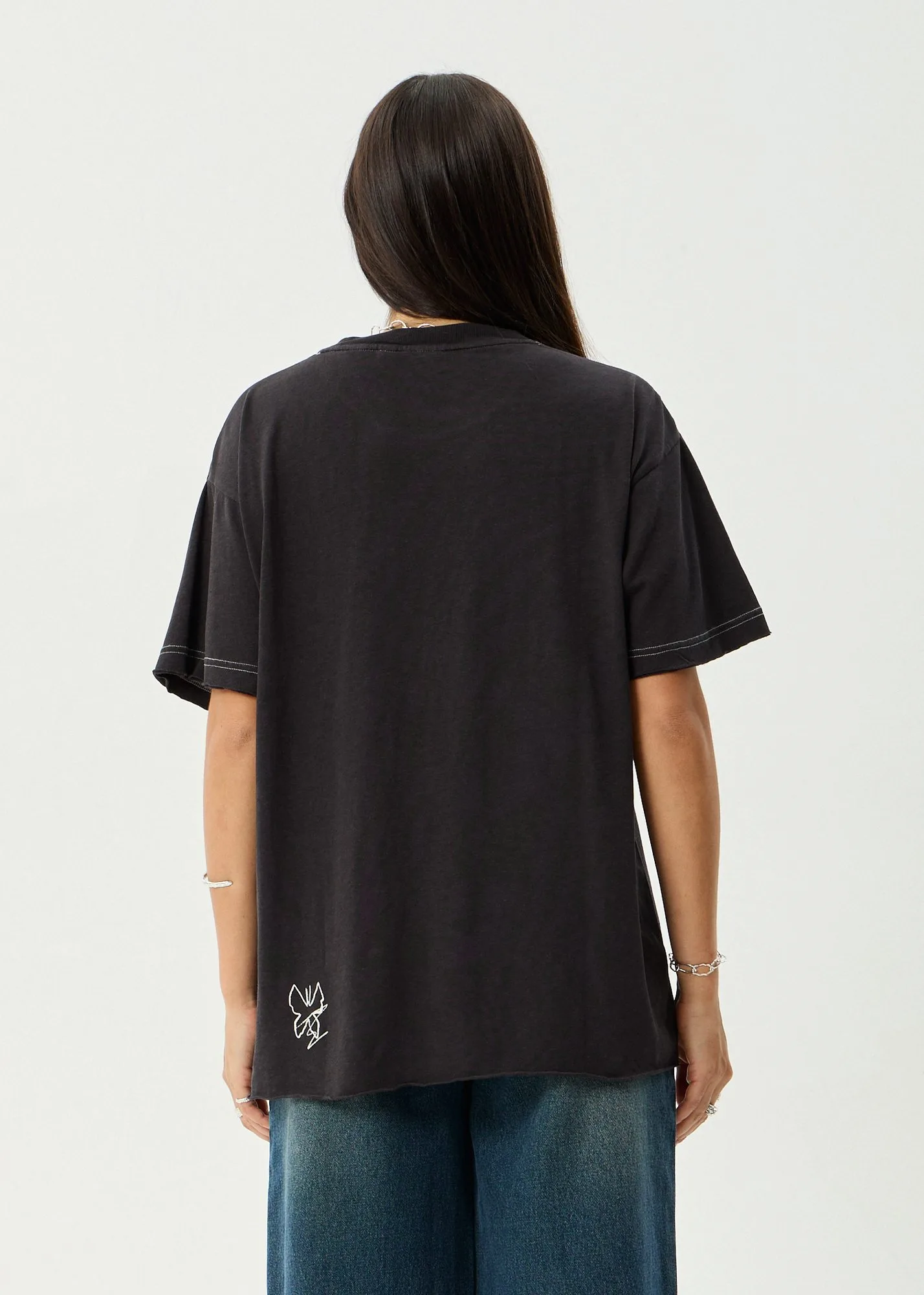 Afends - Rise Oversized Tee Stone Black - Image 3