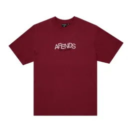 Afends - Safety Retro Tee Washed Burgundy
