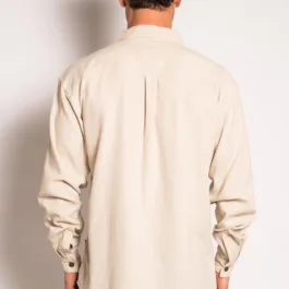 Braintree - Mens Premium Hemp Rayon Long Sleeve Shirt Bone