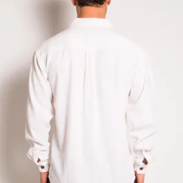 Braintree - Mens Premium Hemp Rayon Long Sleeve Shirt White