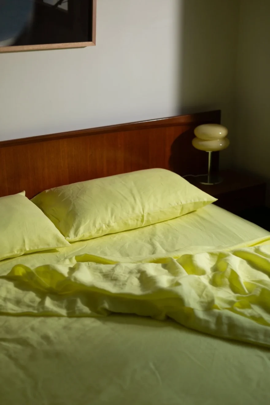 Good Studios - Hemp Linen Bedding Set Limoncello - Image 5