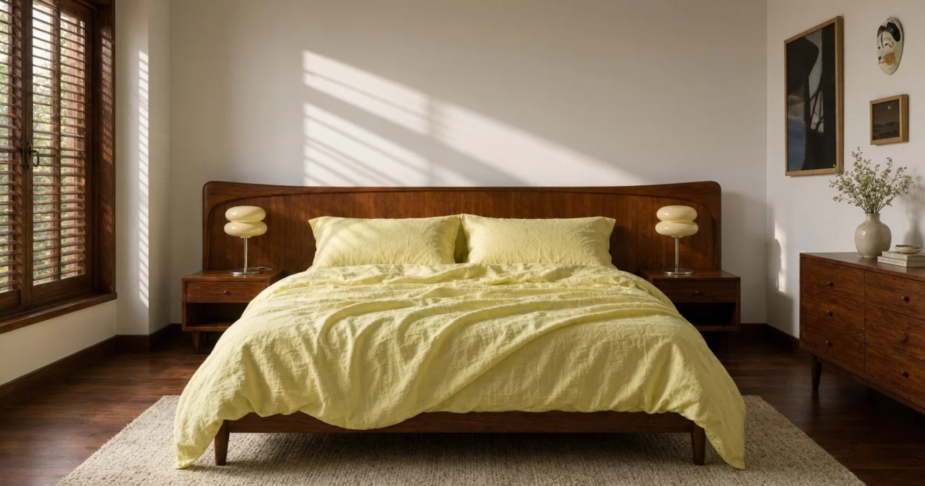 Good Studios - Hemp Linen Bedding Set Limoncello