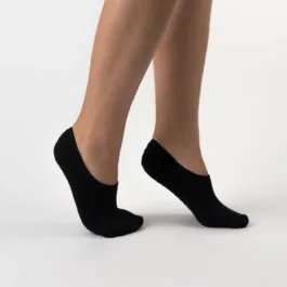Hemp Clothing Australia - Hemp Hidden Socks Black