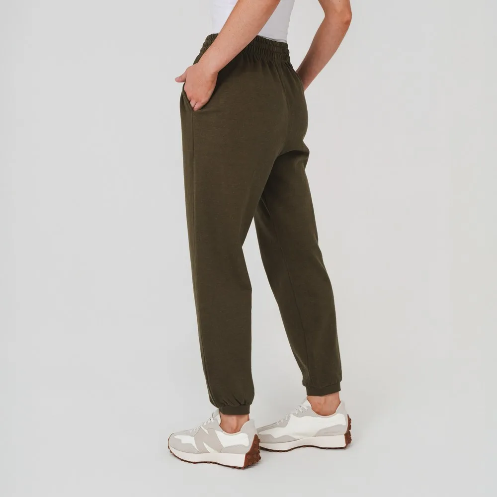 Hemp Clothing Australia Mens Track Pants Olive view 2