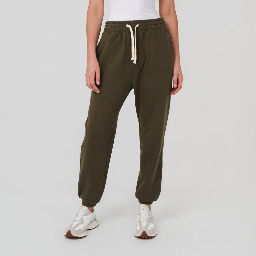 Hemp Clothing Australia Mens Track Pants Olive view 4