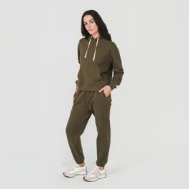Hemp Clothing Australia Mens Track Pants Olive view 7