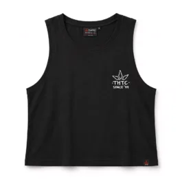 THTC - Womens Premium Hemp Tank Top Low Class Black
