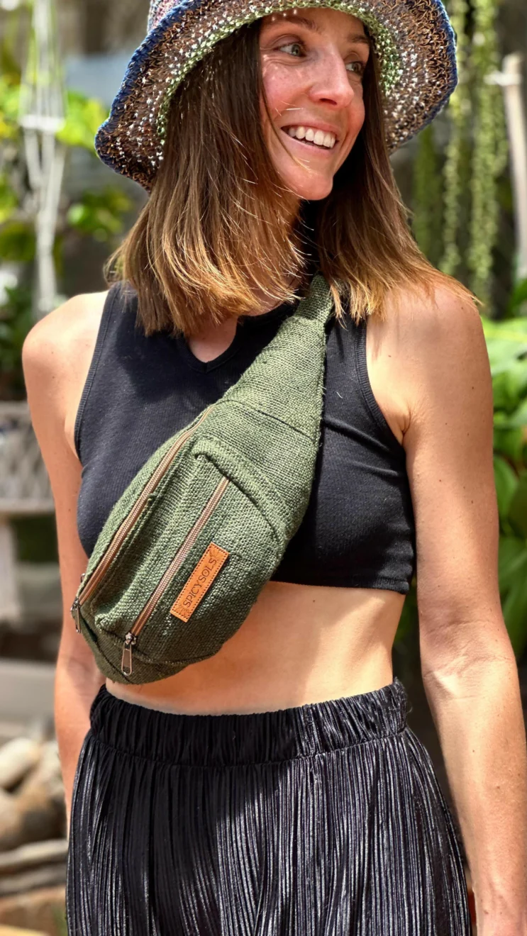 Spicysols - Hemp Bum Bag Green