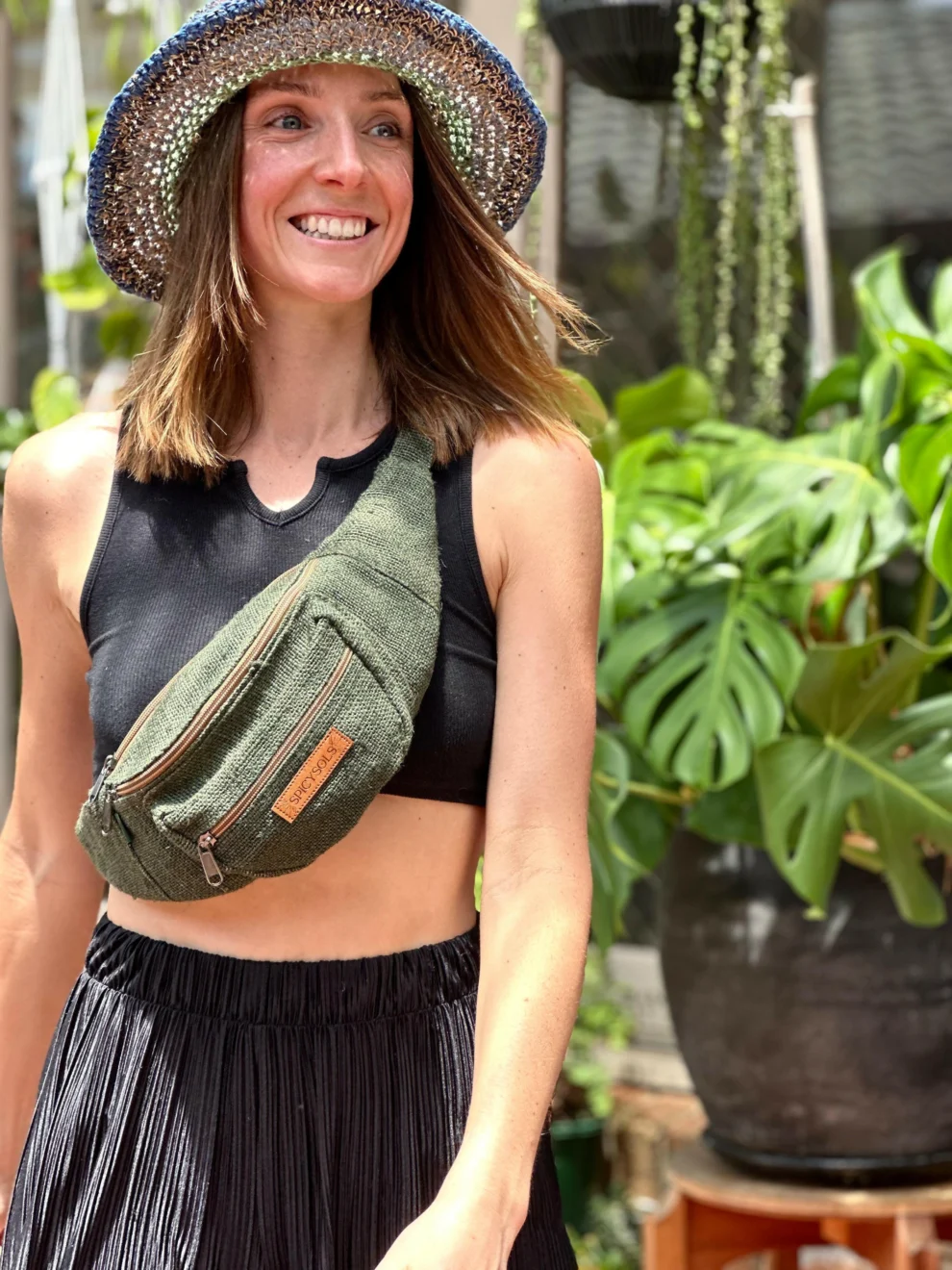 Spicysols - Hemp Bum Bag Green