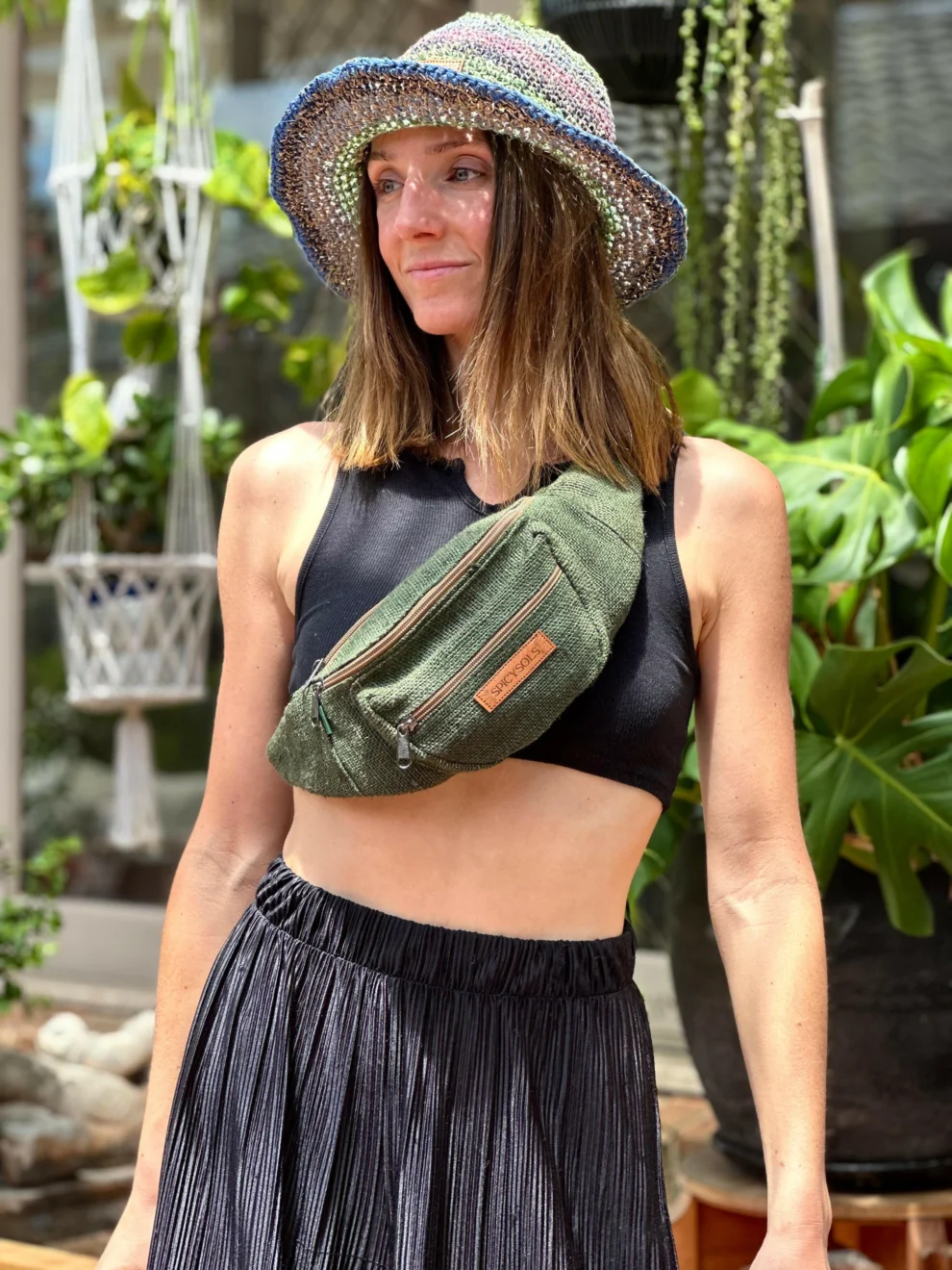 Spicysols - Hemp Bum Bag Green