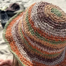Spicysols - Crochet Hemp Hat Sandy Days