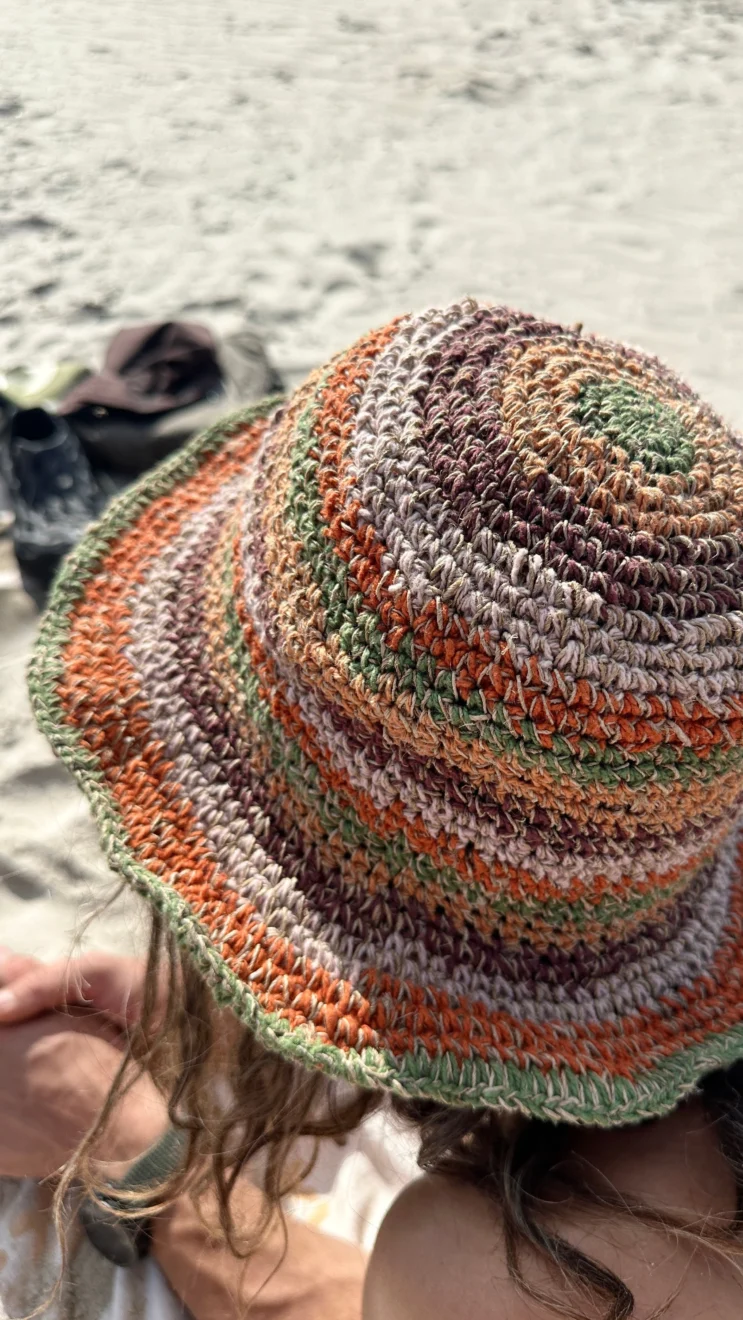 Spicysols - Crochet Hemp Hat Sandy Days