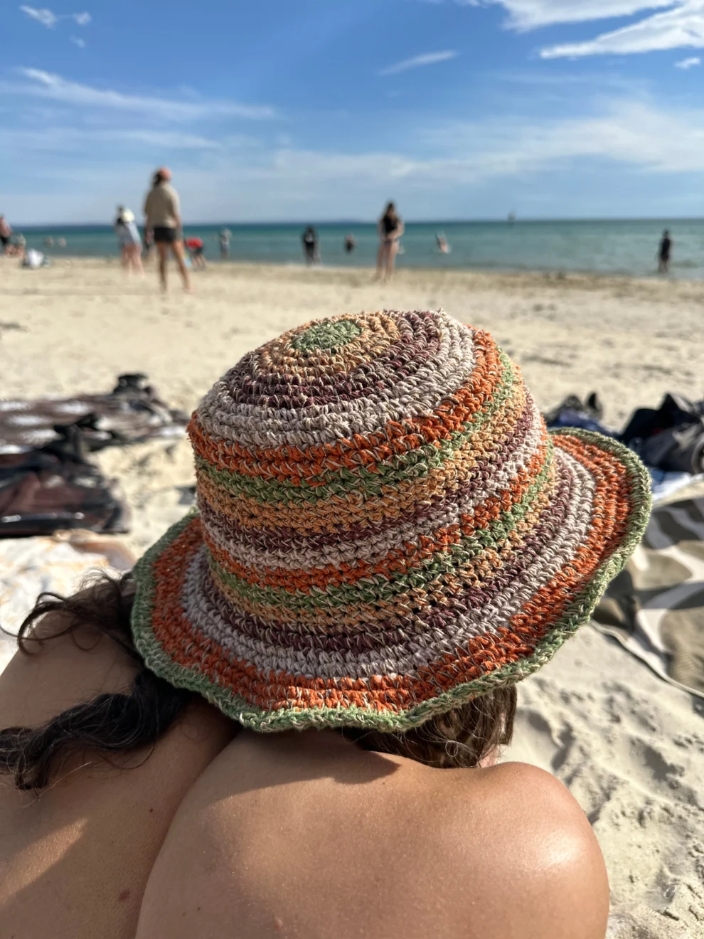 Spicysols - Crochet Hemp Hat Sandy Days