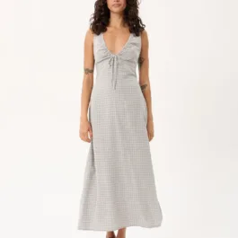 Afends Izzy Maxi Dress in Silver Birch