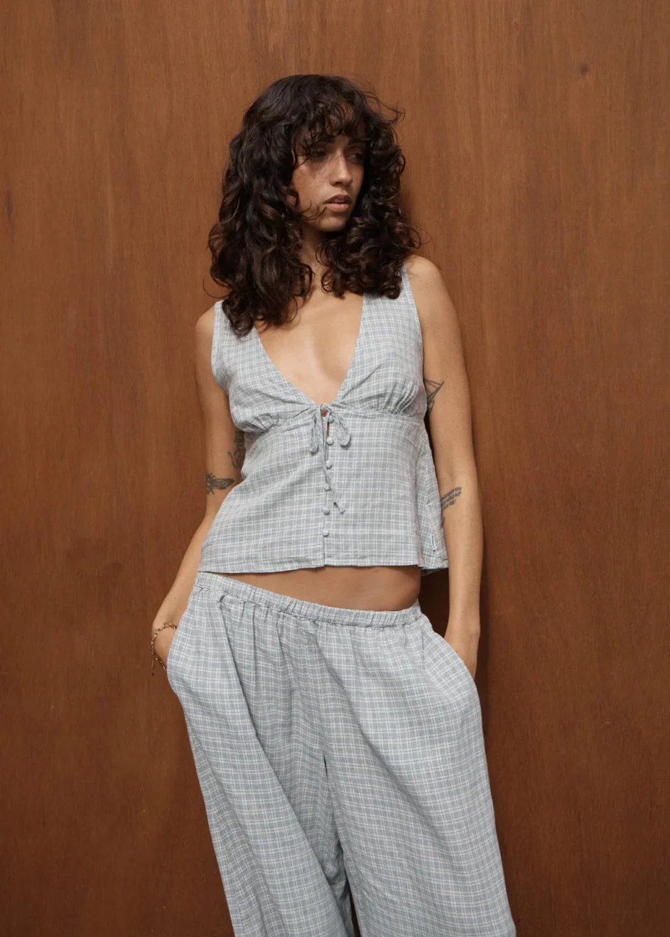 Afends - Lyana Balloon Pant Silver Birch - Image 9