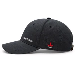 THTC - The Hemp Trading Co Embroidered Organic Hemp Cap Black