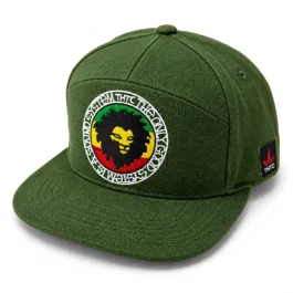 THTC - System of a Mau Embroidered Organic Hemp 7 Panel Cap Green