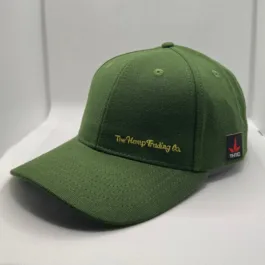 THTC - The Hemp Trading Co Embroidered Organic Hemp Cap Green