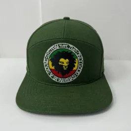 THTC - System of a Mau Embroidered Organic Hemp 7 Panel Cap Green