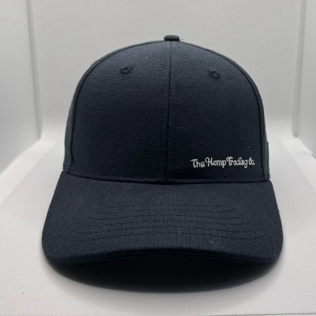 THTC - The Hemp Trading Co Embroidered Organic Hemp Cap Black
