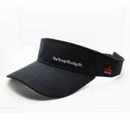 THTC - The Hemp Trading Co Embroidered Organic Hemp Visor Black